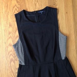 Madewell Abroad Dress in Stripe Inset